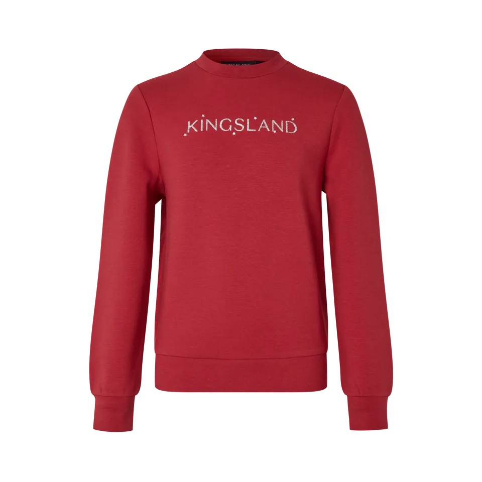 kingsland-equestrian-klantonia-junior-sweatshirt-glitzer-print image 1