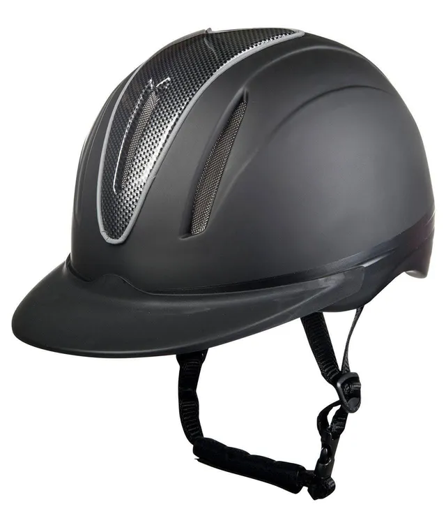 hkm-reithelm-carbon-art-mit-verstellung image 1