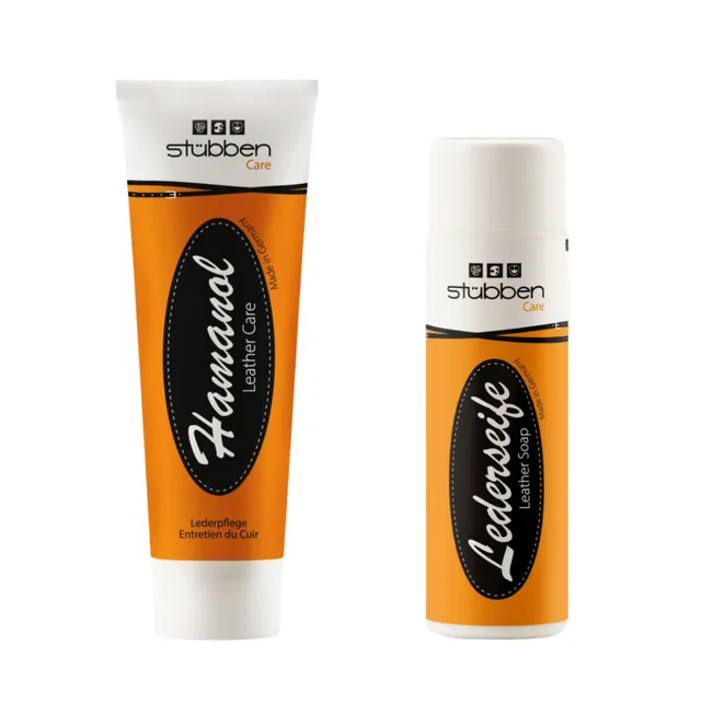 st-bben-hamanol-lederpflege-250g-fl-ssige-sattelseife-250ml-set image 1