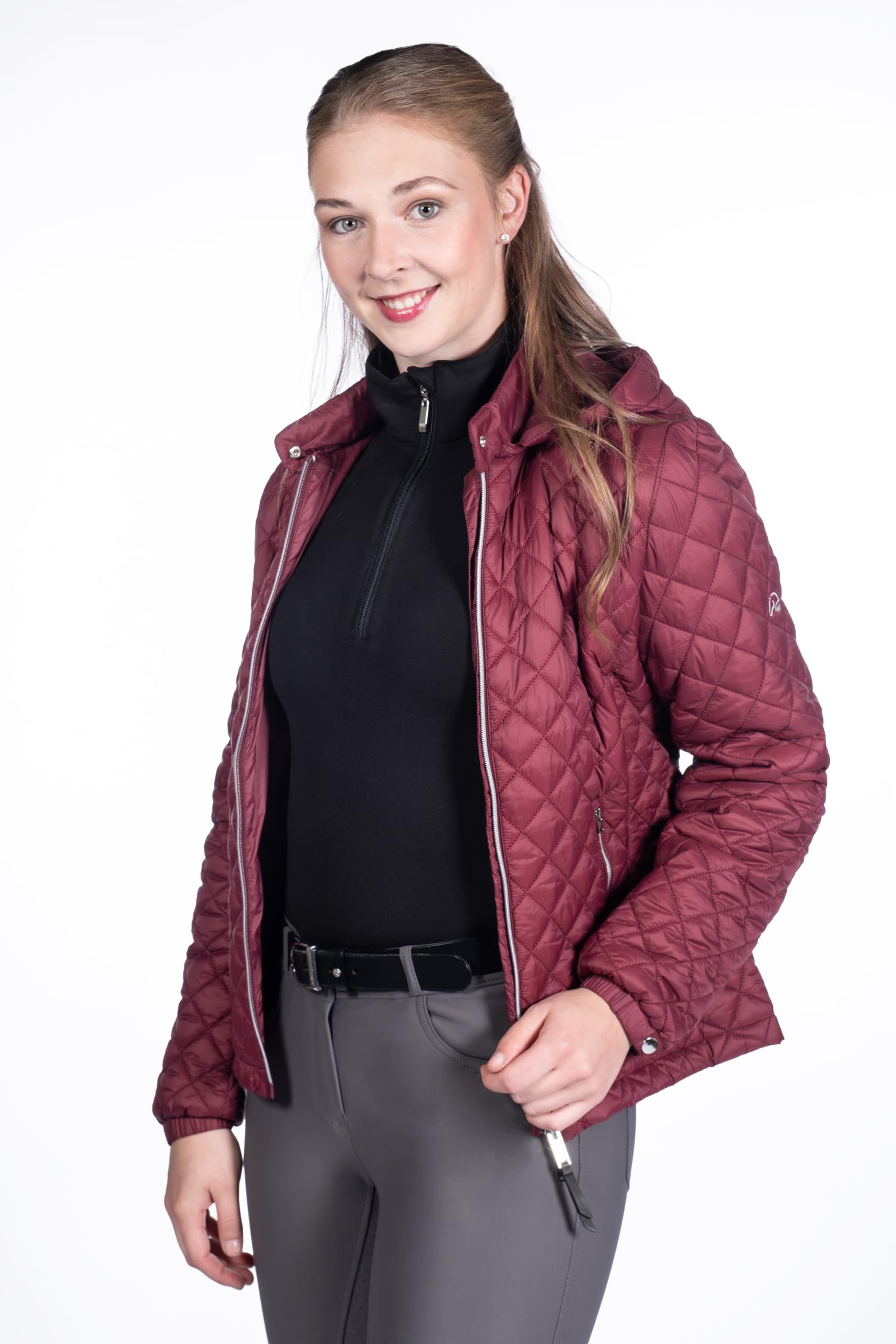 hkm-stella-steppjacke-unisex-mit-kapuze image 2