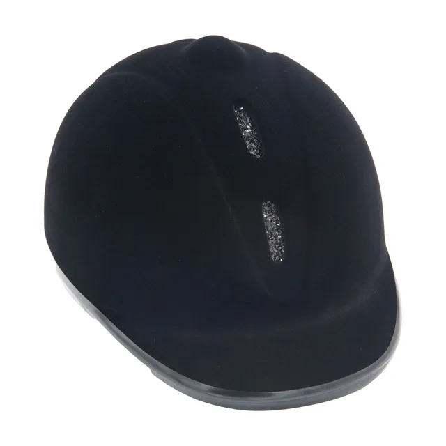 hkm-new-flock-reithelm-schwarz-silber-s image 1