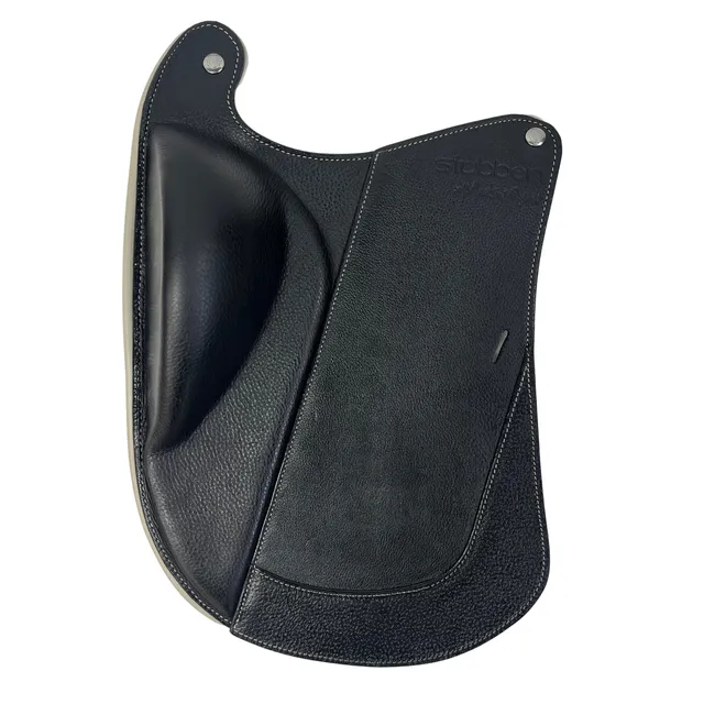 st-bben-sattelblatt-dressur-f-r-rev-sattel-schwarz-wei image 1