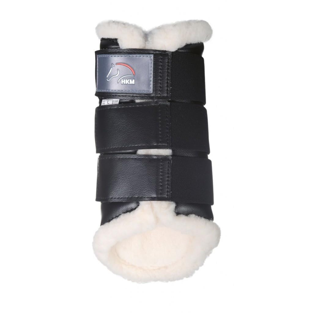 hkm-dressur-hartschalen-gamaschen-mit-teddyfleece image 3