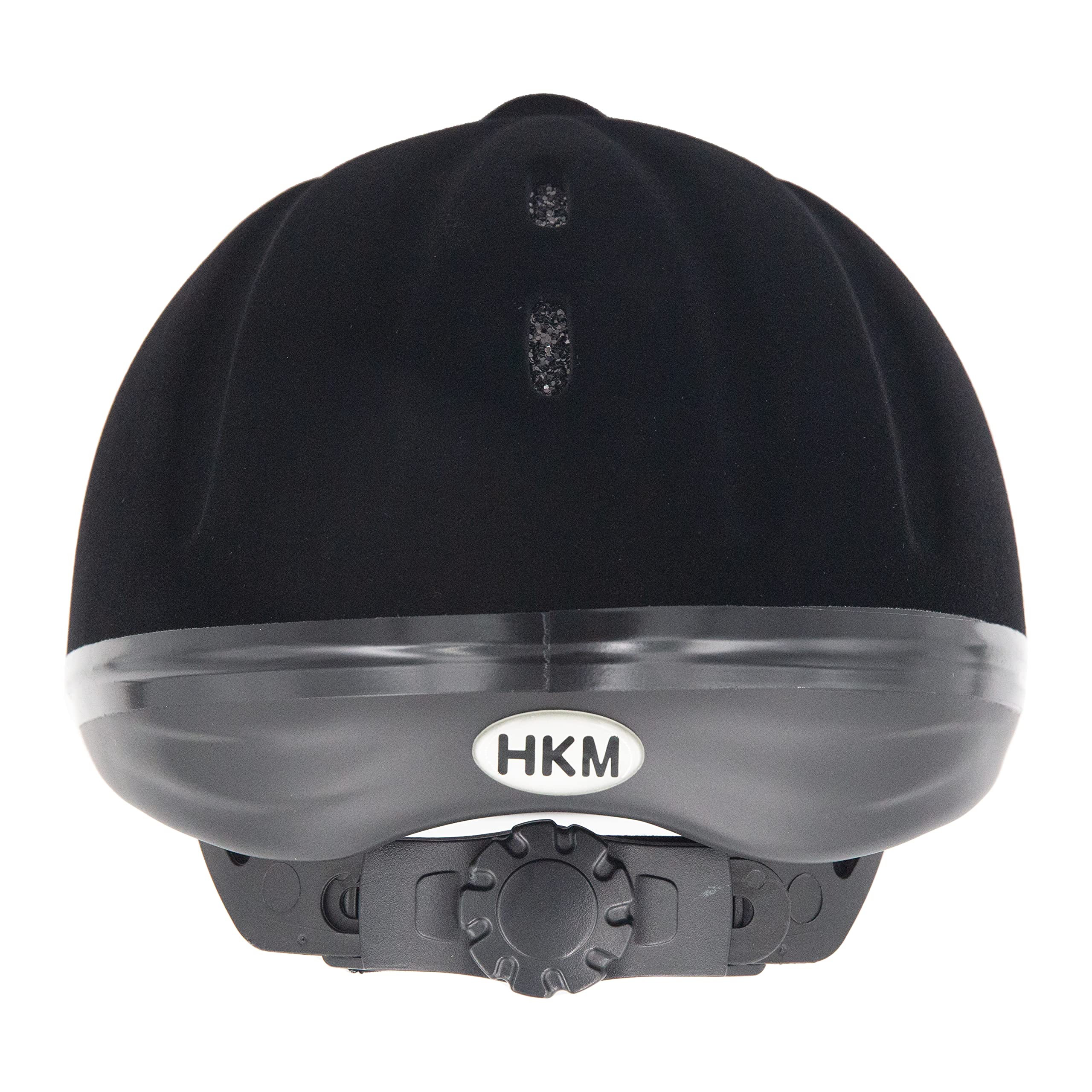 hkm-new-flock-reithelm-schwarz-silber-s image 3