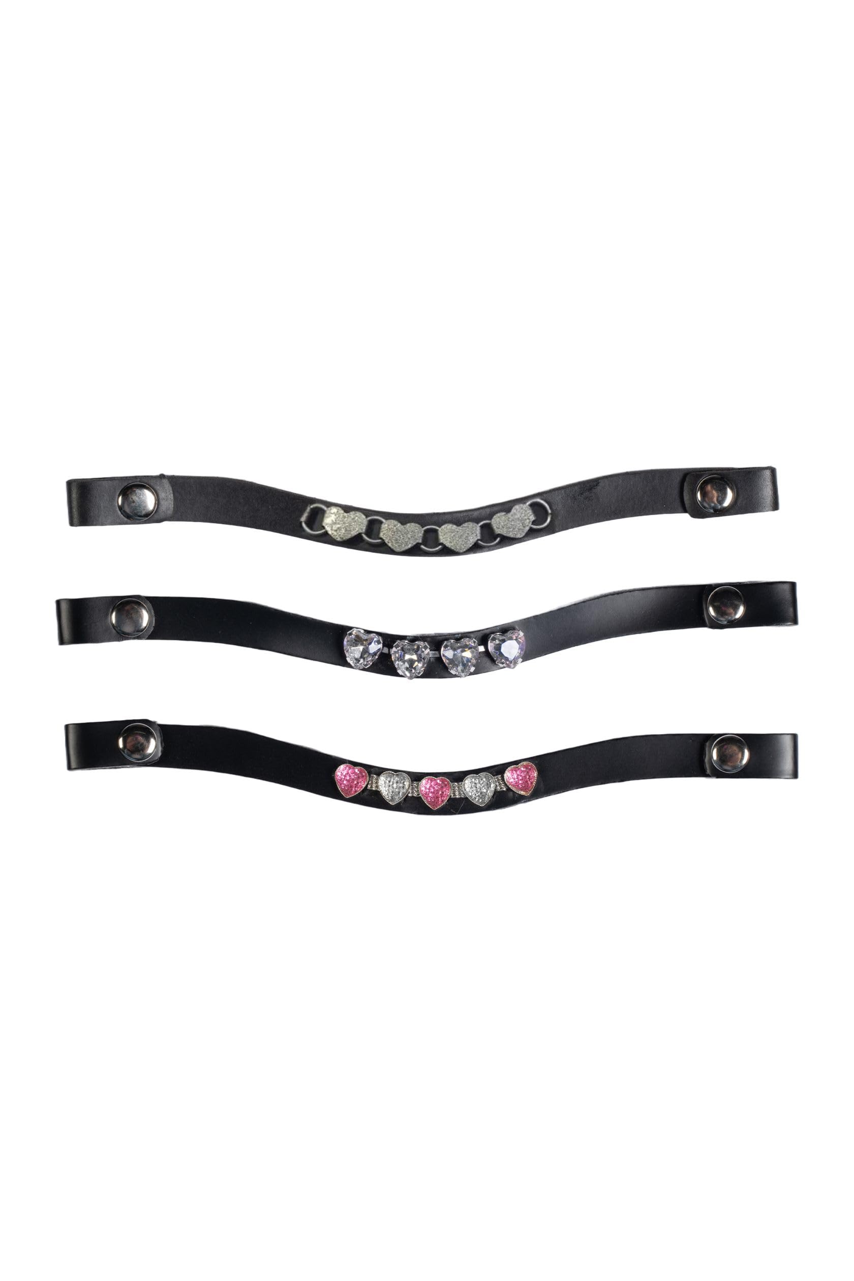 hkm-hobby-horsing-stirnband-rosa-silber image 1