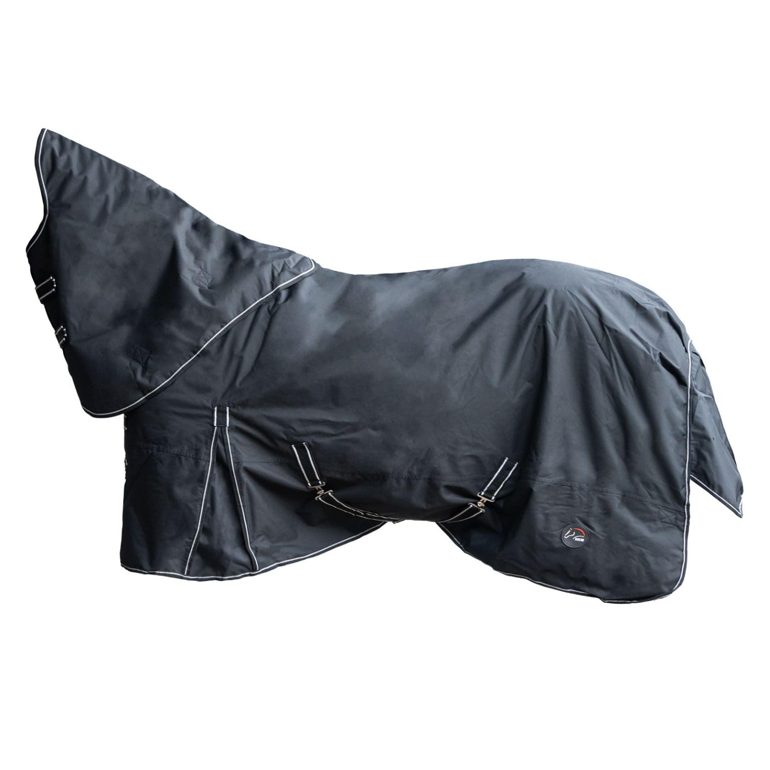 hkm-outdoordecke-10391-mit-halsteil-200-g-schwarz-gr-155 image 4