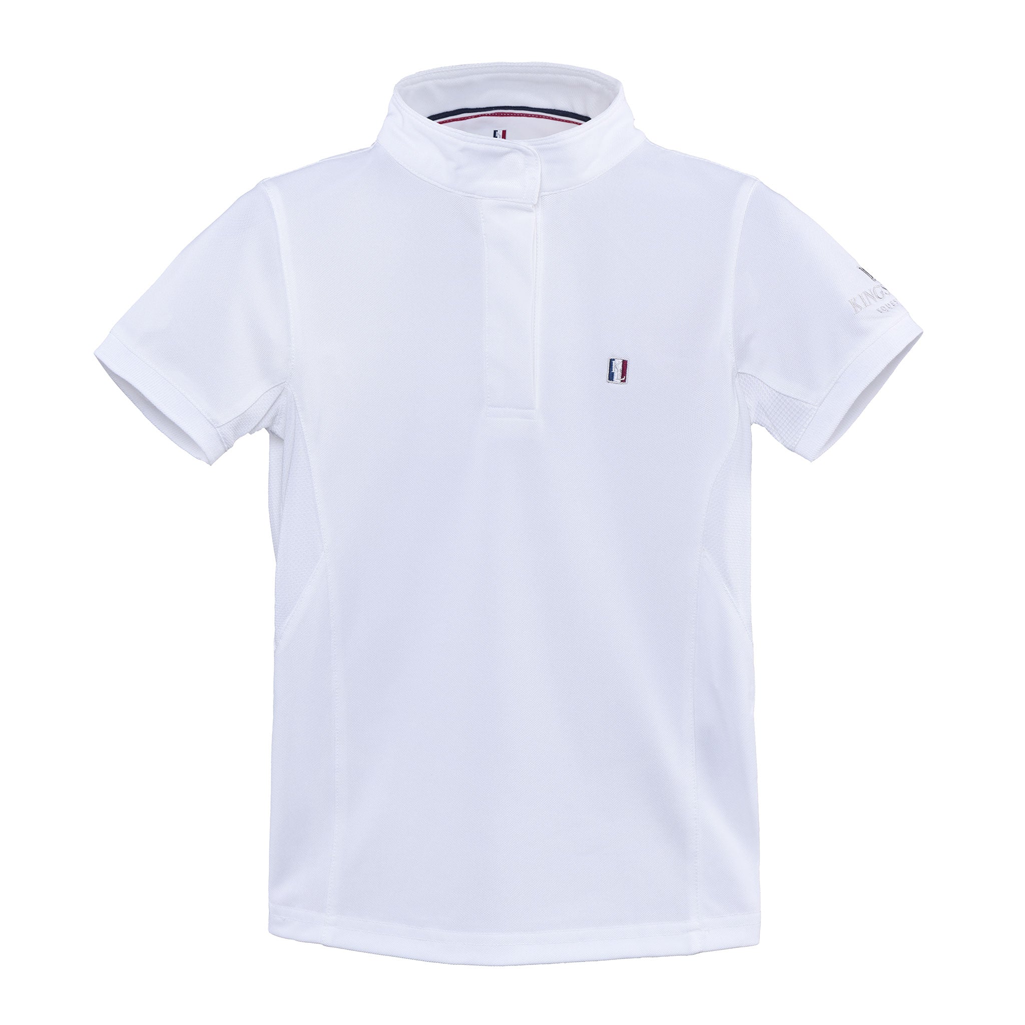 kingsland-equestrian-classic-junior-m-dchen-kurzarm-turnierhemd-wei image 1