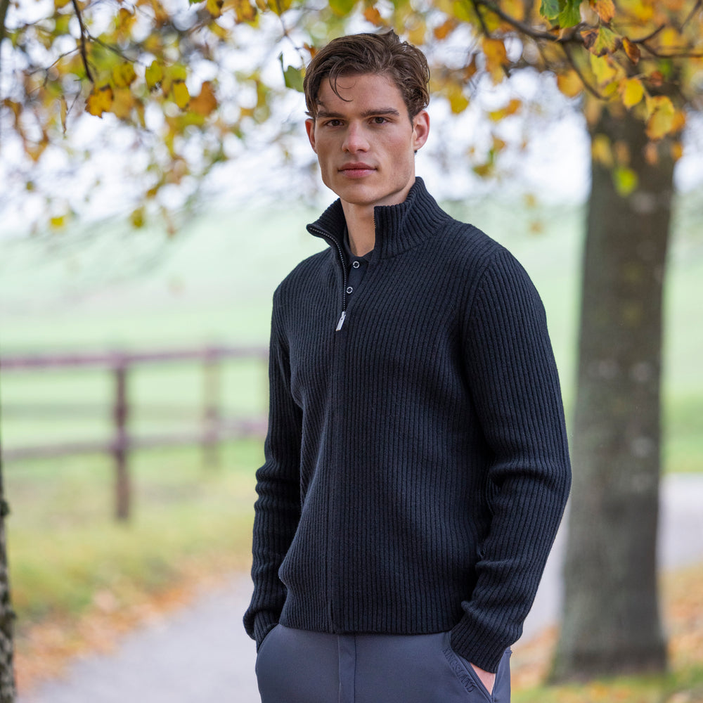 kingsland-equestrian-klandre-herren-full-zip-strickcardigan-aw26 image 2