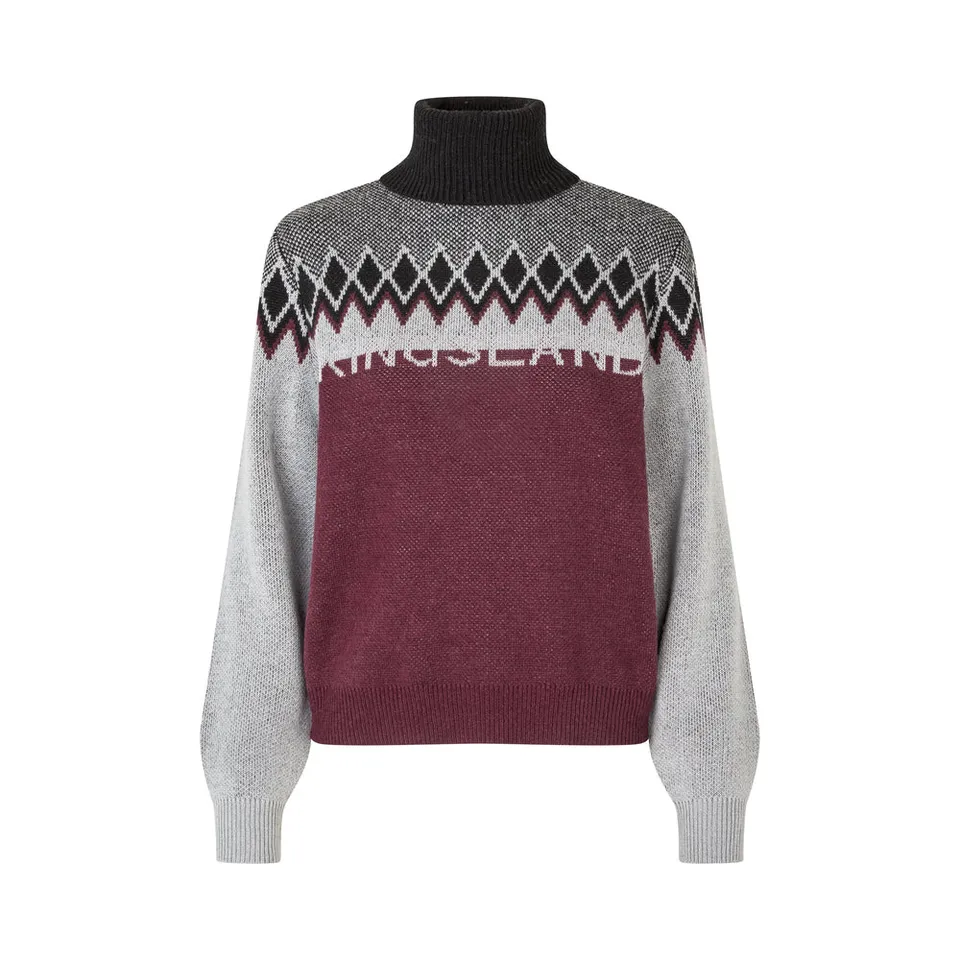kingsland-equestrian-klmontez-damen-rollkragen-strickpullover-mit-reflektor image 1