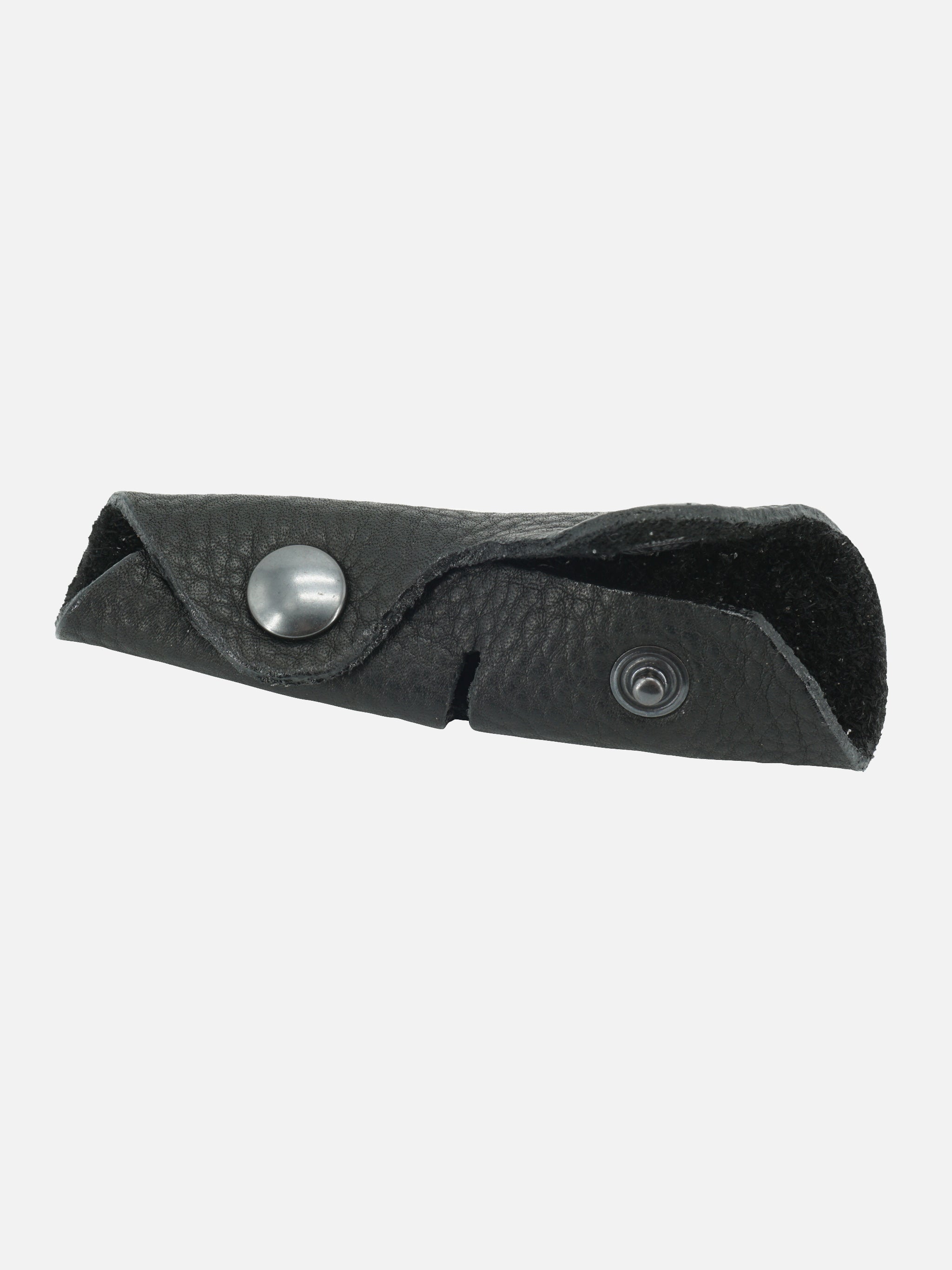 kieffer-kinnketten-unterlage-leder-schwarz-mit-druckkn-pfen image 2