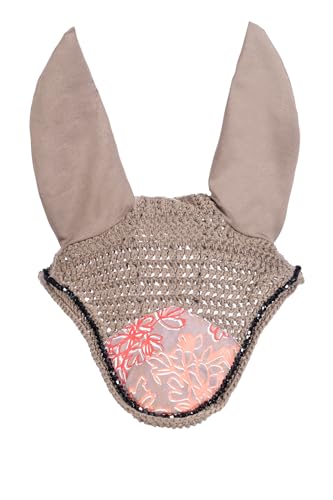 hkm-savona-style-fliegenhaube-taupe-vollblut image 7