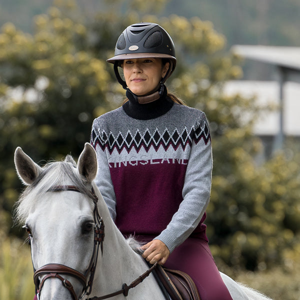 kingsland-equestrian-klmontez-damen-rollkragen-strickpullover-mit-reflektor image 4
