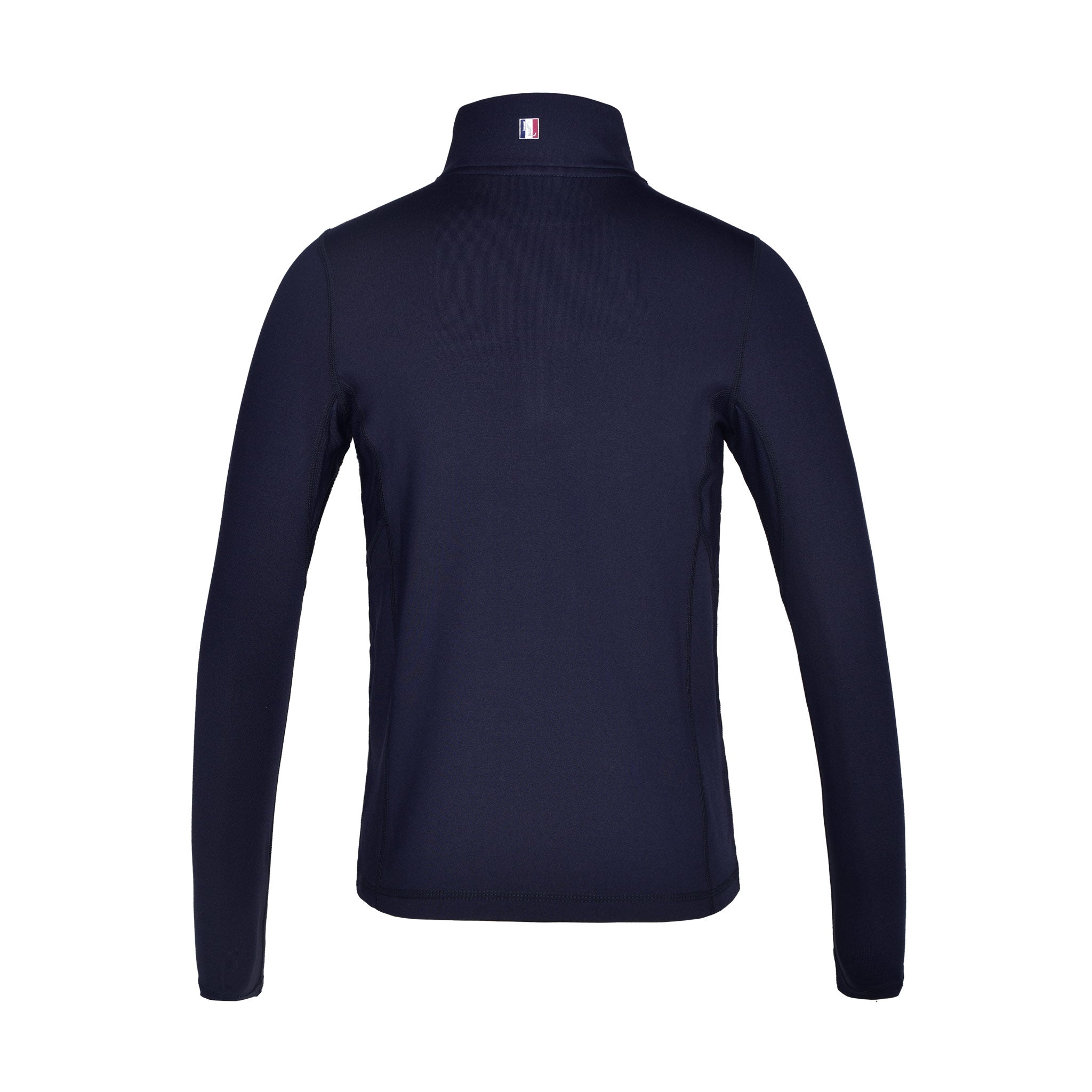 kingsland-equestrian-classic-junior-trainingsshirt-navy-mit-halbrei-verschluss image 3