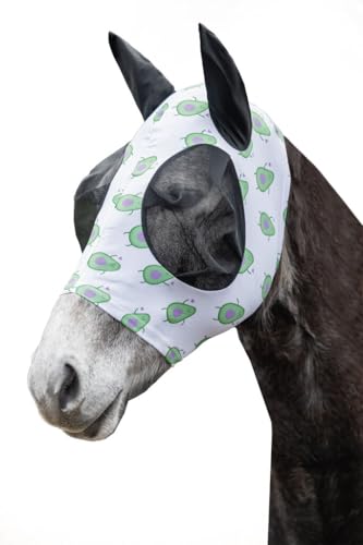 hkm-avocado-fliegenschutzmaske-wei-lila-f-r-warmblut image 4