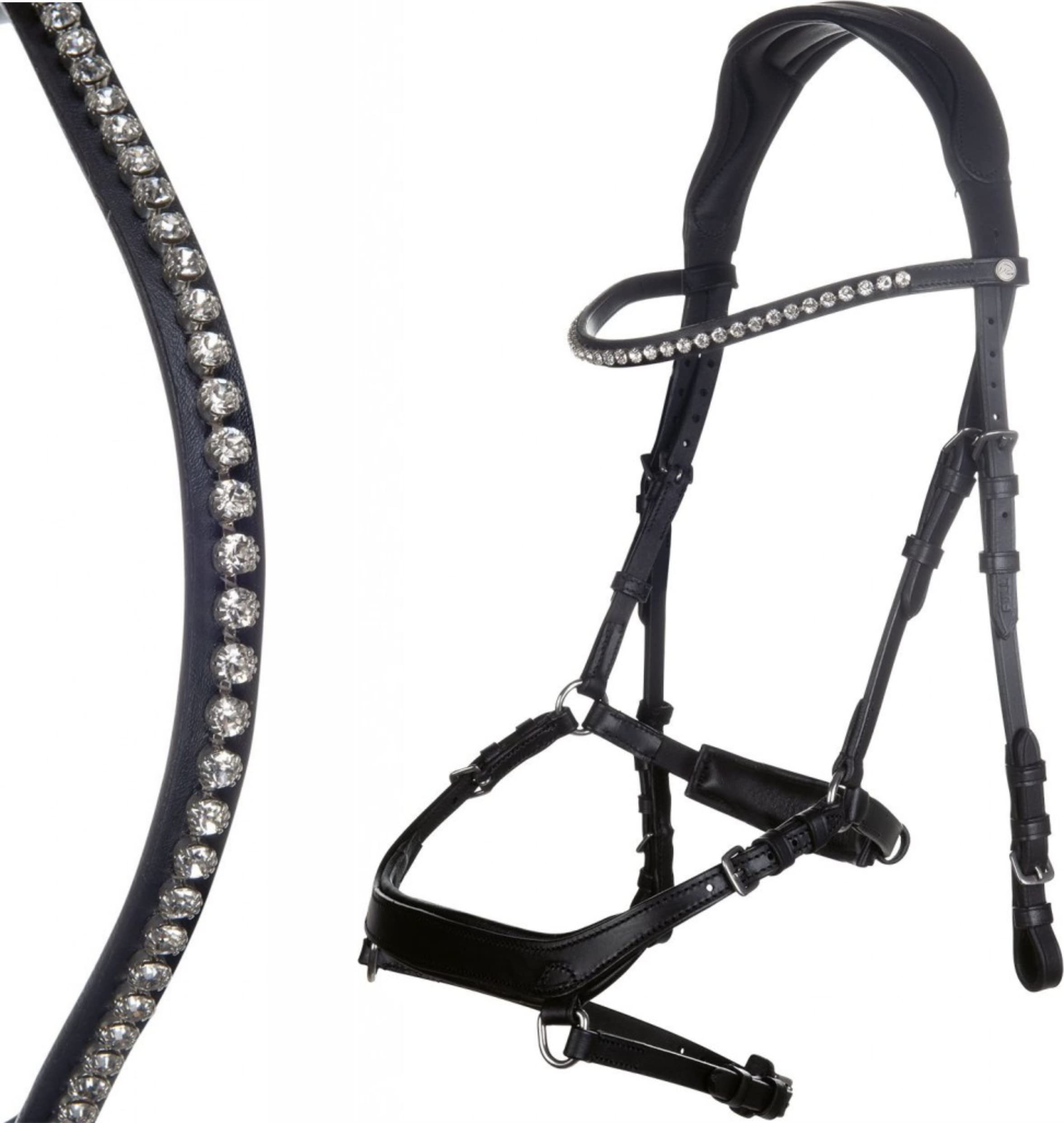 hkm-pro-anatomic-trense-9100-schwarz-vollblut image 1