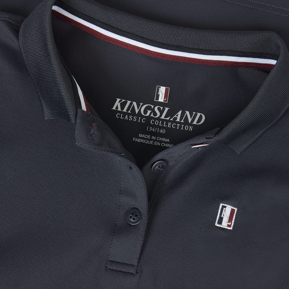 kingsland-equestrian-classic-junior-piqu-polo-shirt-kids-navy image 4