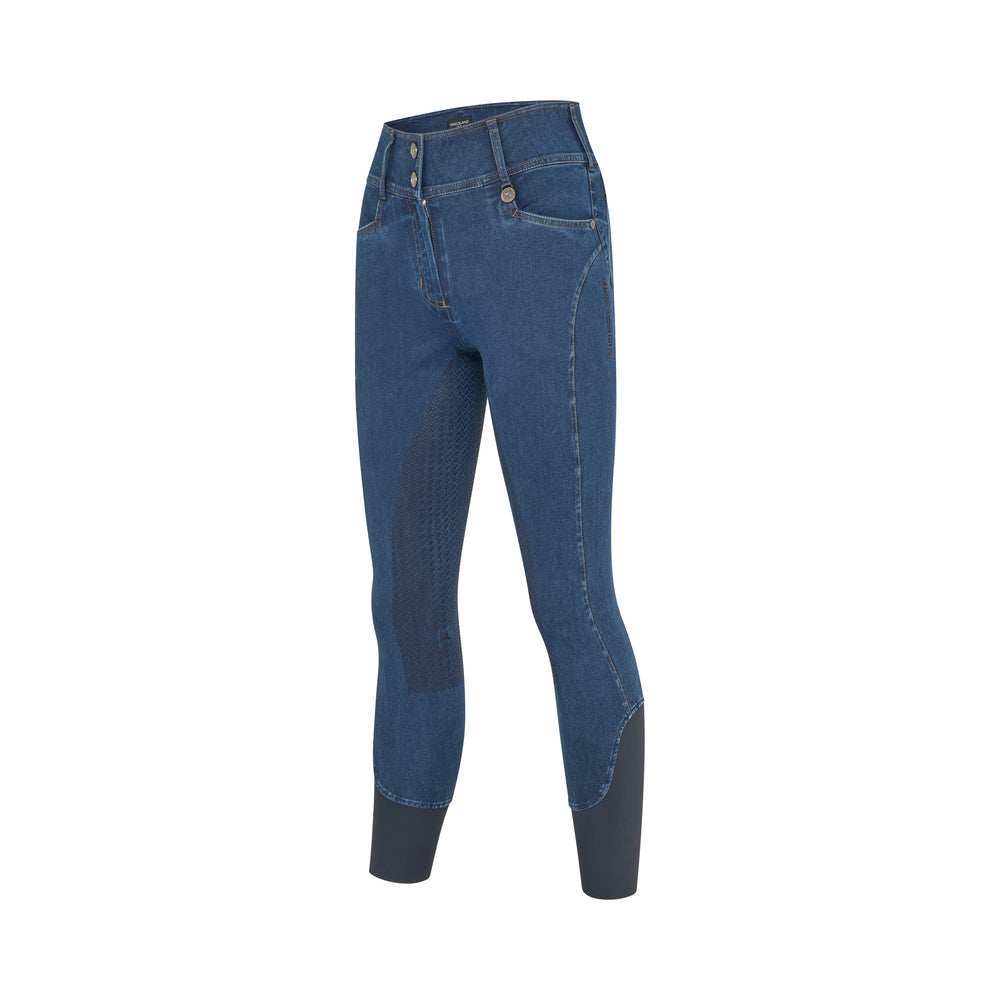 kingsland-equestrian-klkayce-damen-denim-reithose-vollgrip-h-shape image 2