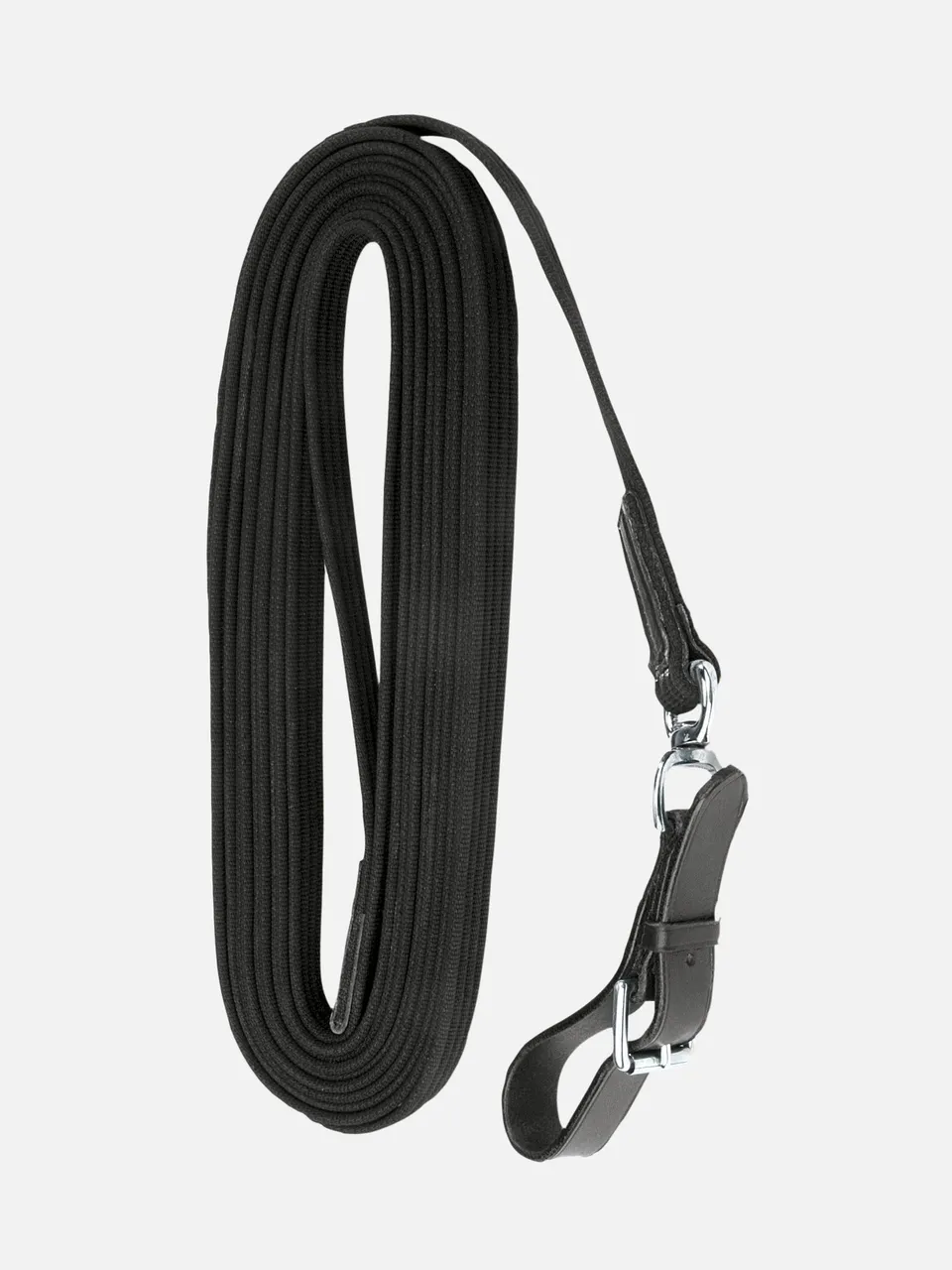 kieffer-longierleine-8-m-schwarz-chrom image 1
