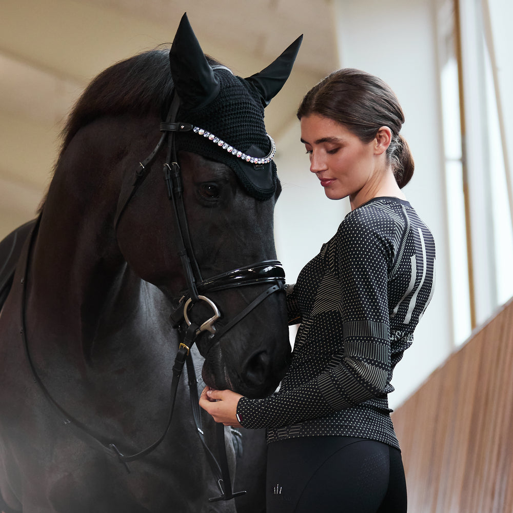 kingsland-equestrian-klaudrey-crochet-fliegenhaube-aw26 image 2
