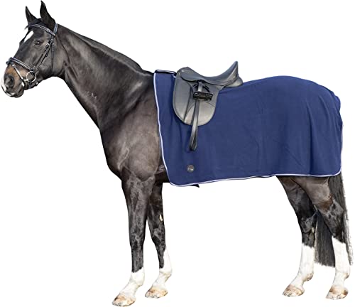 hkm-12449-fliegendecke-mit-halsteil-145-cm-cow-schwarz-wei image 5