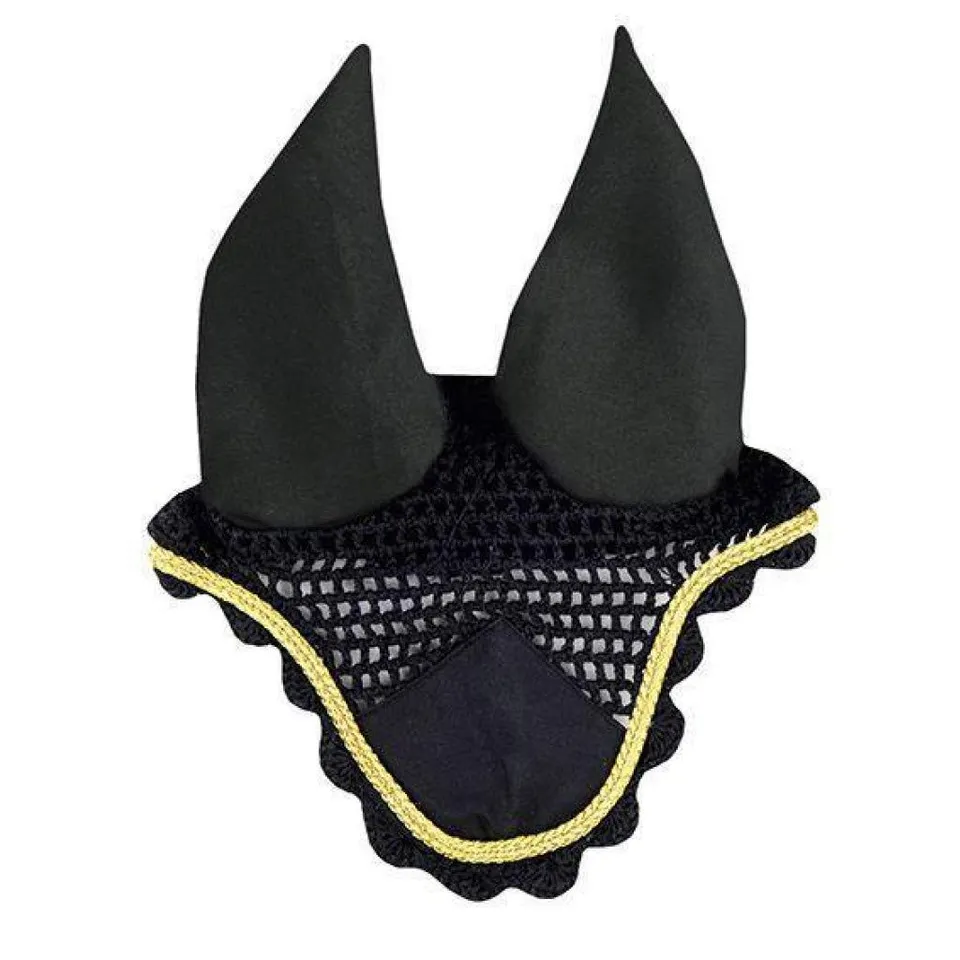 hkm-33879172-fliegenhaube-l-schwarz-gold image 1
