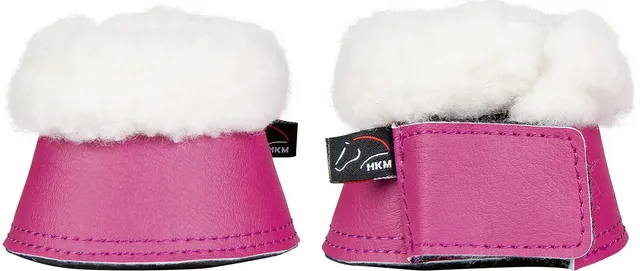 hkm-comfort-b3101-gamaschen-hufglocken-cranberry-mini-shetty image 1