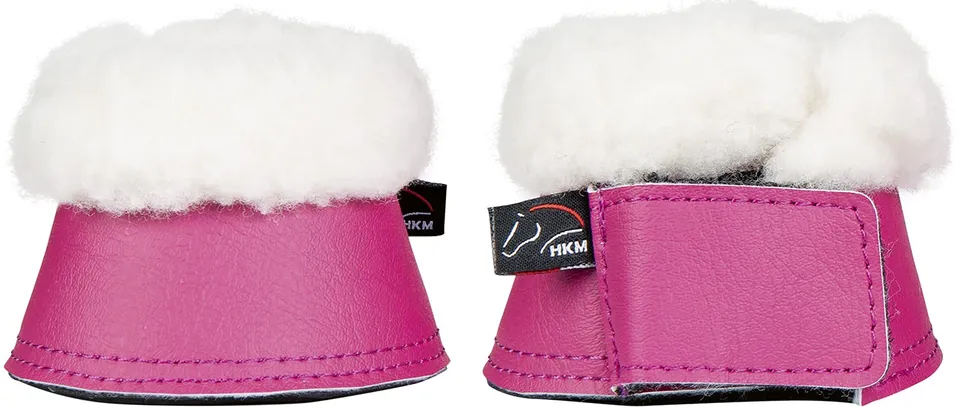 hkm-comfort-b3101-gamaschen-hufglocken-cranberry-mini-shetty image 1