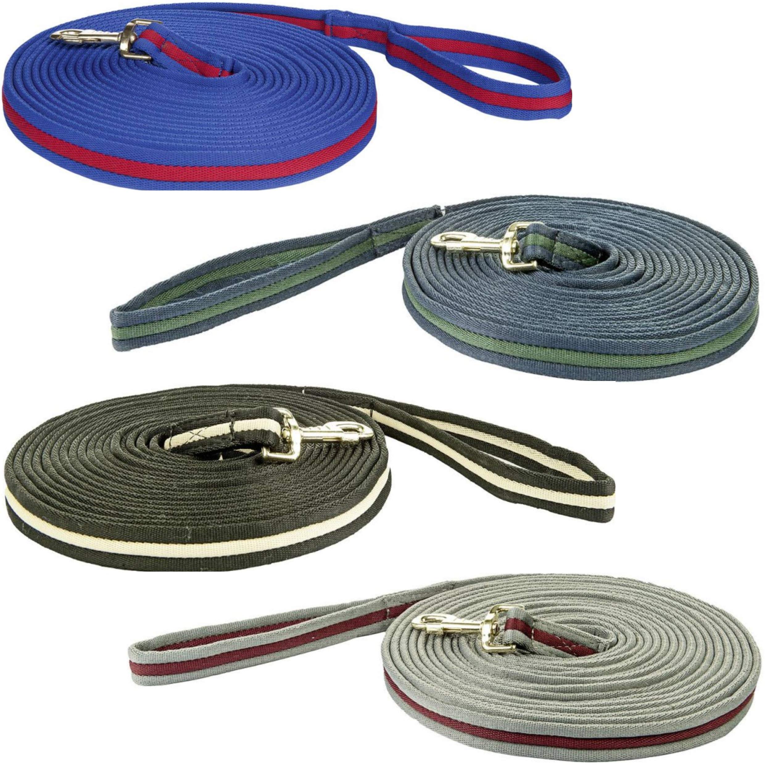 hkm-soft-longierleine-kornblau-rot-800-cm image 2