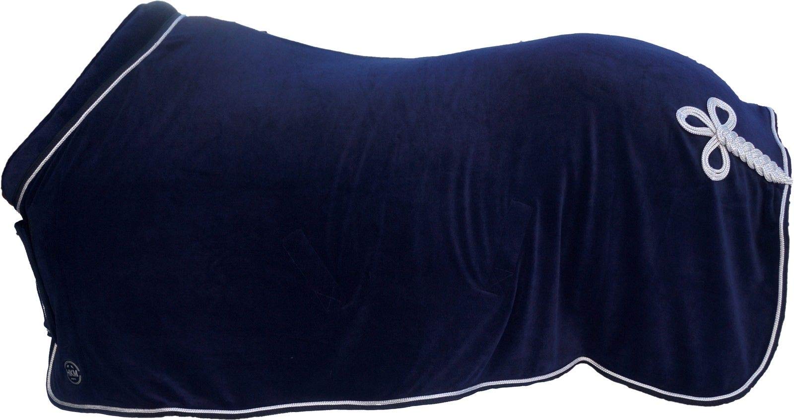 hkm-7224-fleecedecke-mit-kragen-dunkelblau-155-cm image 5