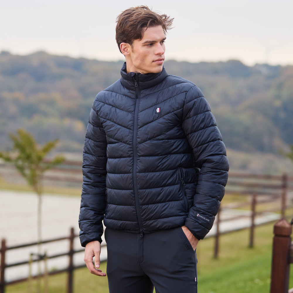 kingsland-equestrian-classic-herren-steppjacke-packable-mit-2-wege-rei-verschlus image 2
