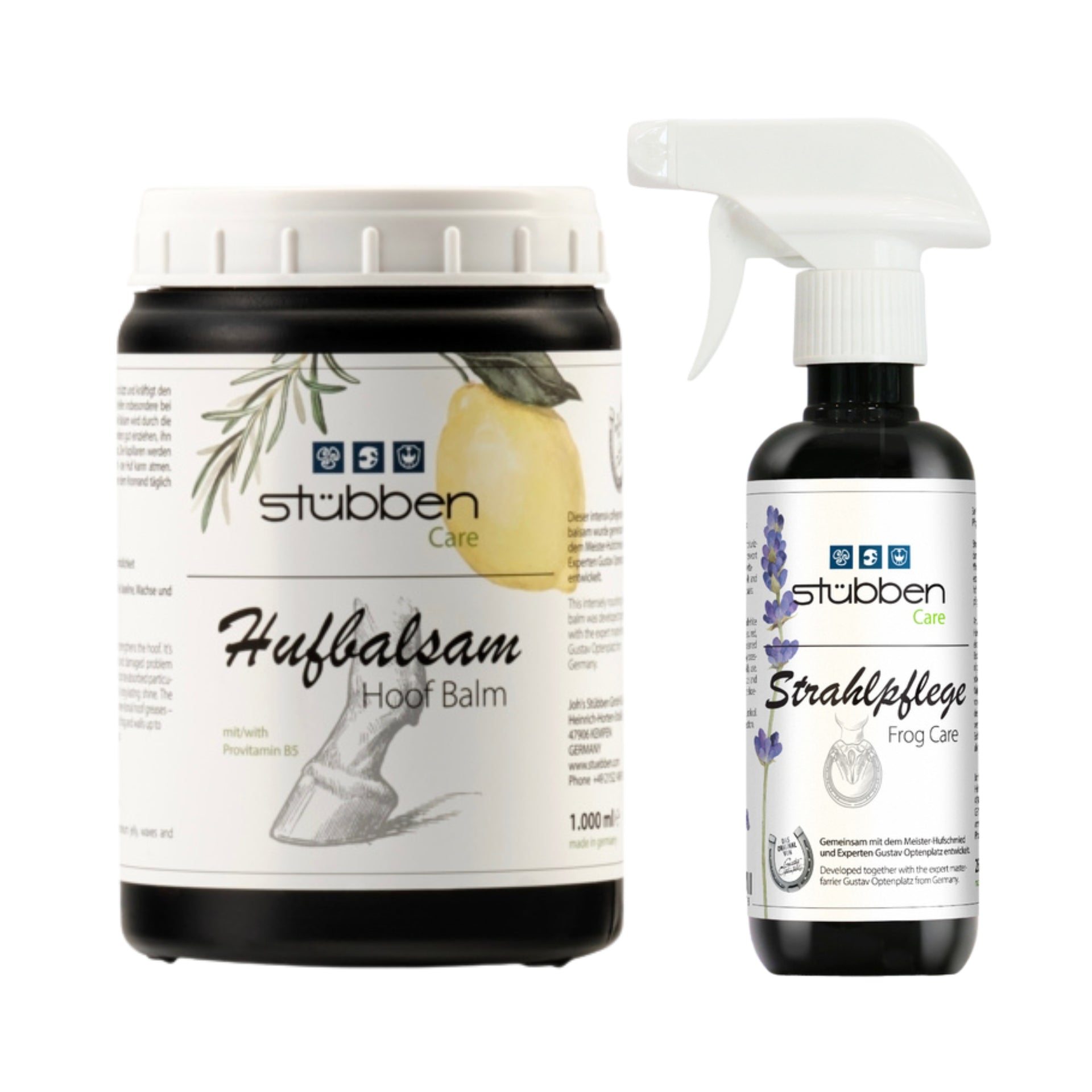 st-bben-hufpflege-set-hufbalsam-1-l-strahlpflege-250-ml image 1