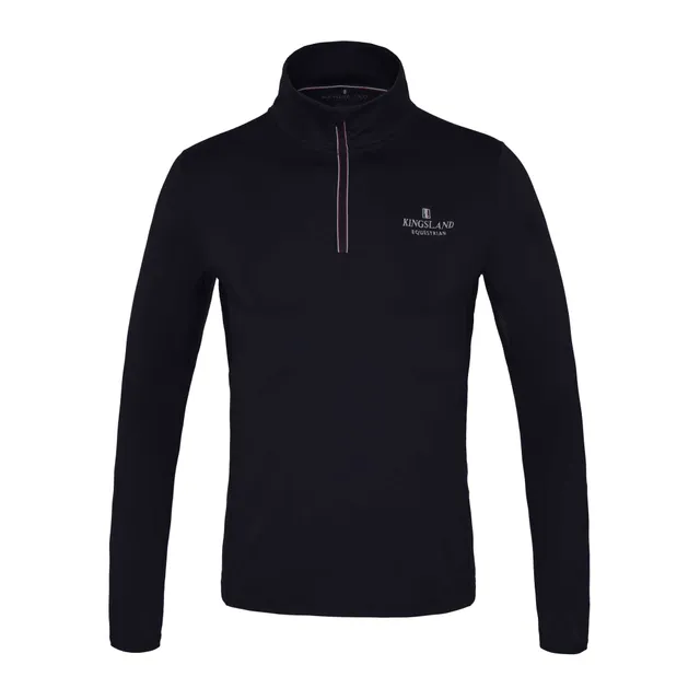 kingsland-equestrian-classic-herren-trainingsshirt-1-2-zip-navy image 1