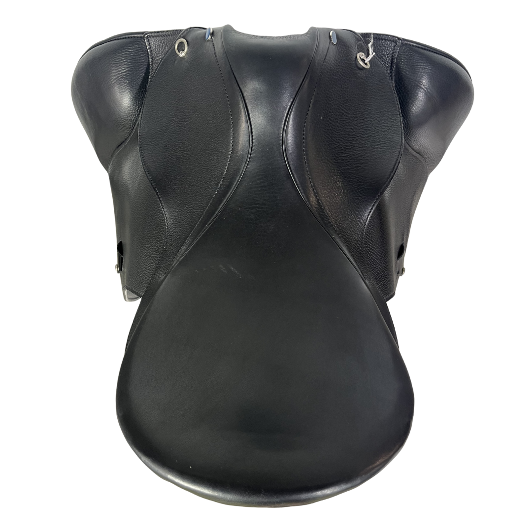 st-bben-dressursattel-virginia-17-5-zoll-30-cm-schwarz-second-hand image 2