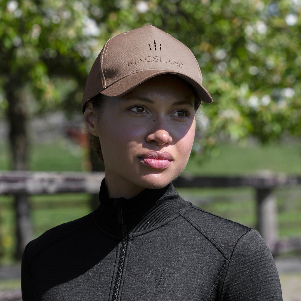 kingsland-equestrian-kllea-cap-aus-baumwoll-twill-mit-swarovski-logo image 2