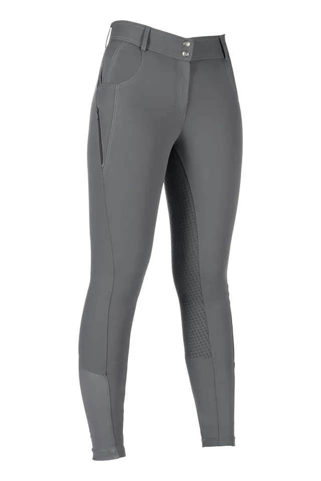 hkm-ari-mid-rise-damen-reithose-mit-silikon-vollbesatz image 1