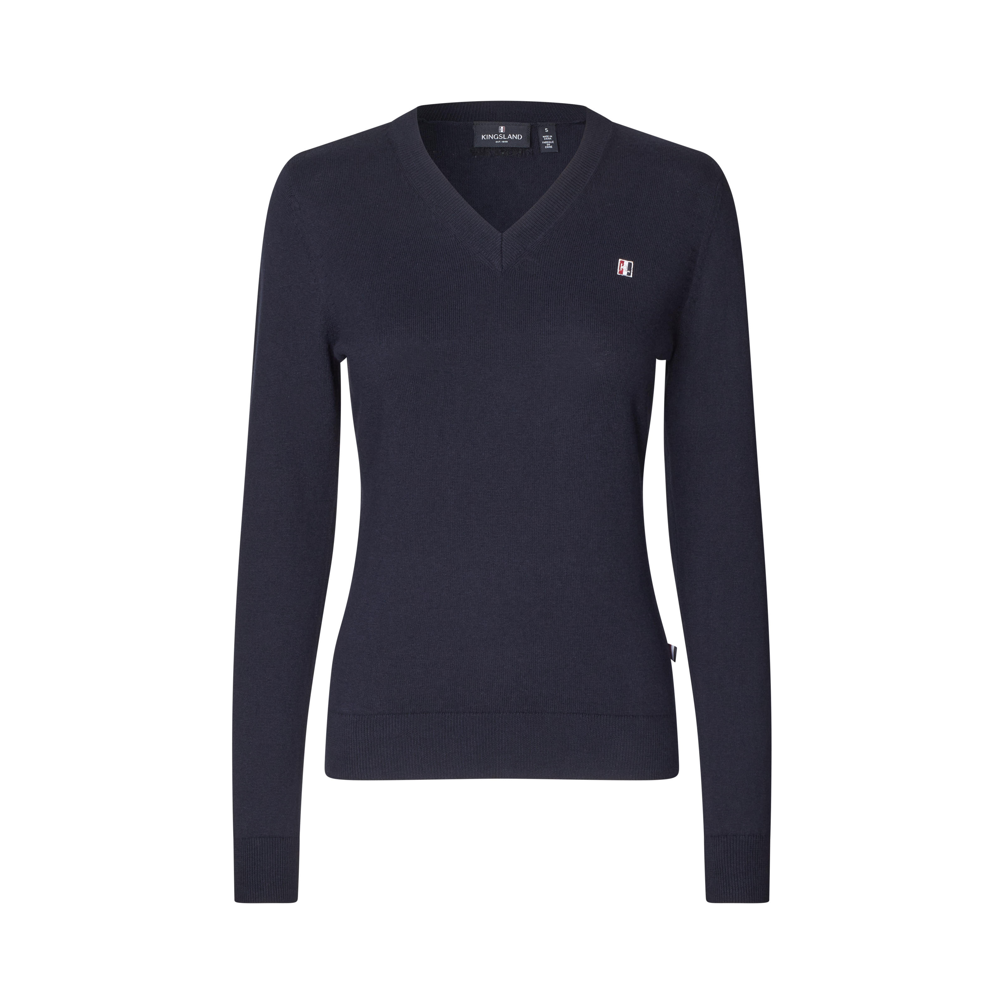 kingsland-equestrian-classic-damen-v-ausschnitt-pullover-baumwolle-kaschmir image 1