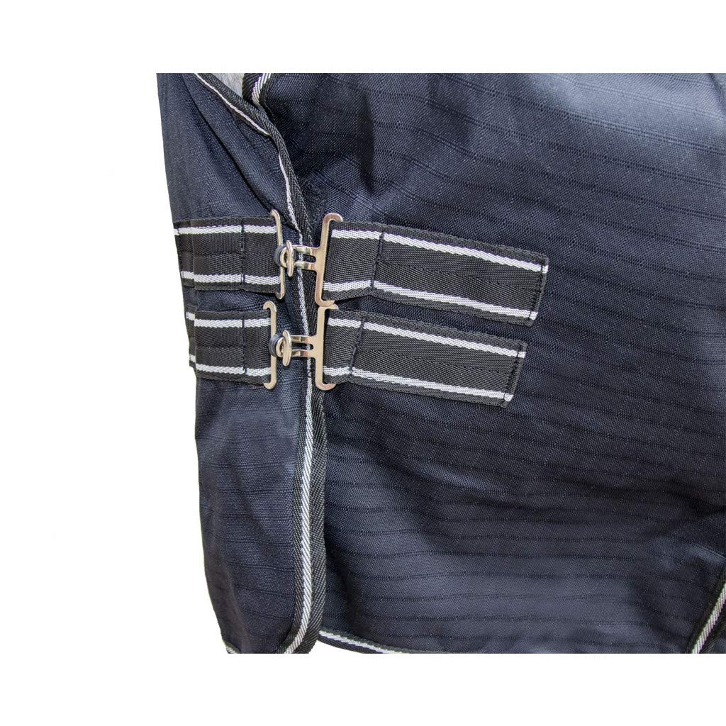 hkm-innsbruck-high-neck-pferdedecke-schwarz-125 image 2