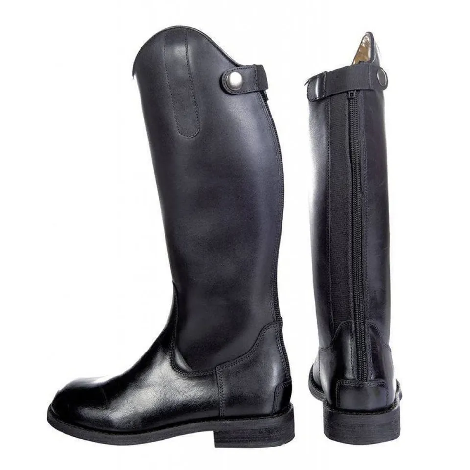 hkm-c-rdoba-kids-kinder-reitstiefel-leder-mit-rei-verschluss image 1