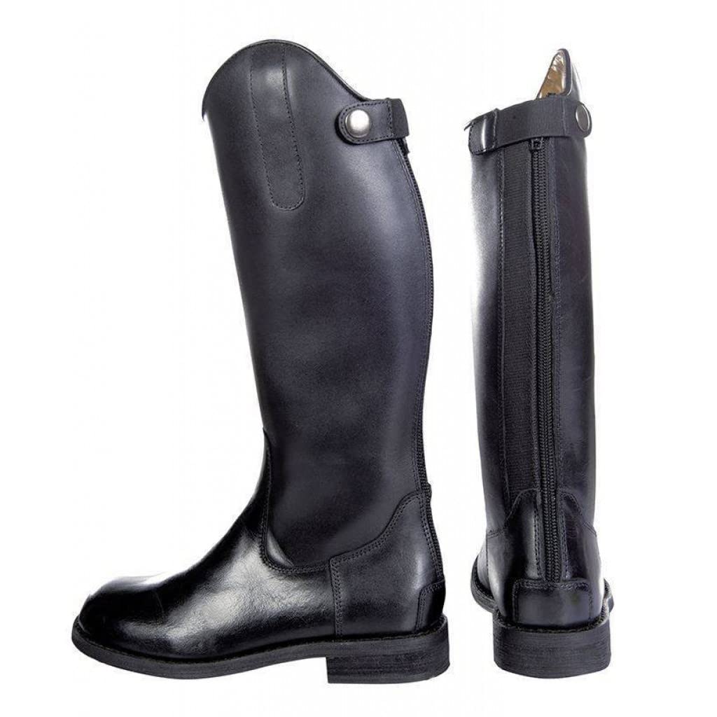 hkm-c-rdoba-kids-kinder-reitstiefel-leder-mit-rei-verschluss image 1