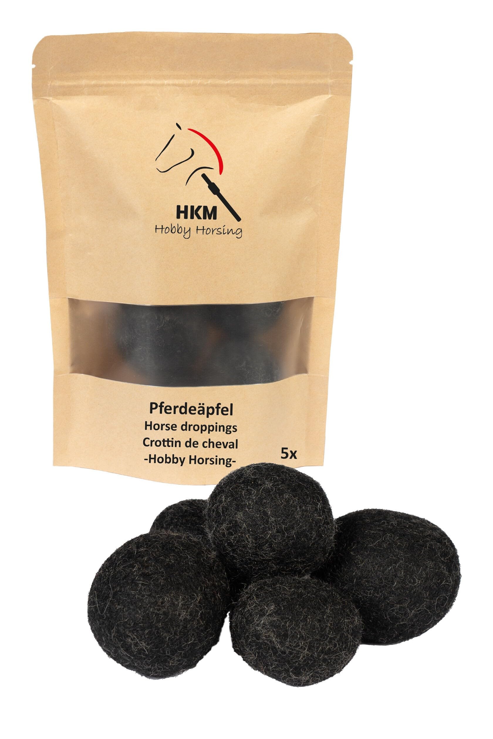 hkm-hobby-horsing-pferde-pfel-schwarz-one-size image 1