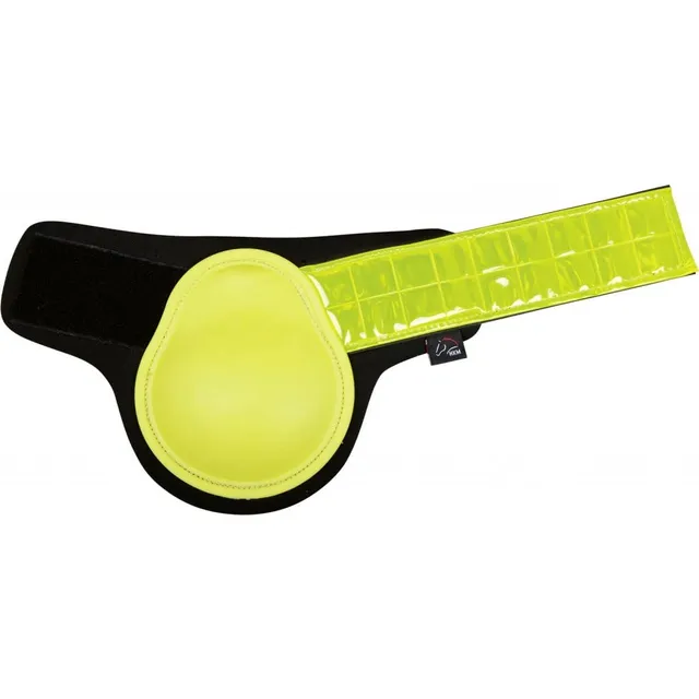 hkm-reflective-8041-gamaschen-hufglocken-neon-gelb-warmblut image 1