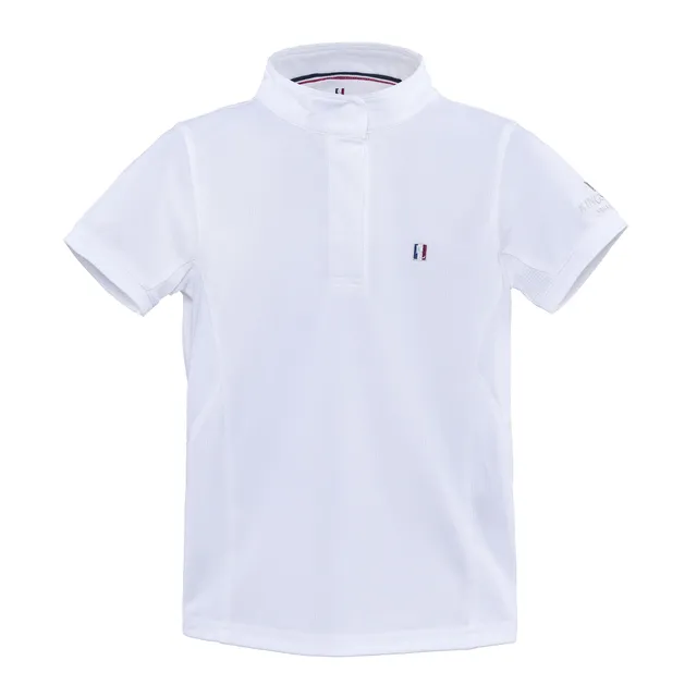kingsland-equestrian-classic-junior-m-dchen-kurzarm-turnierhemd-wei image 1
