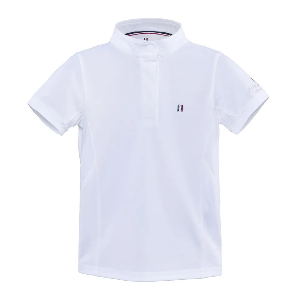 kingsland-equestrian-classic-junior-m-dchen-kurzarm-turnierhemd-wei image 1
