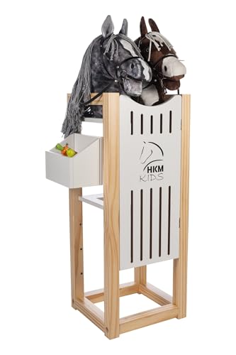 hkm-hobby-horsing-pferdestall-f-r-2-steckenpferde-mit-trog image 5