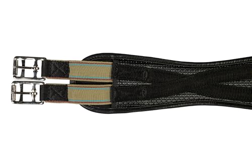 hkm-pvc-soft-sattelgurt-waffeloptik-mit-elastik image 6