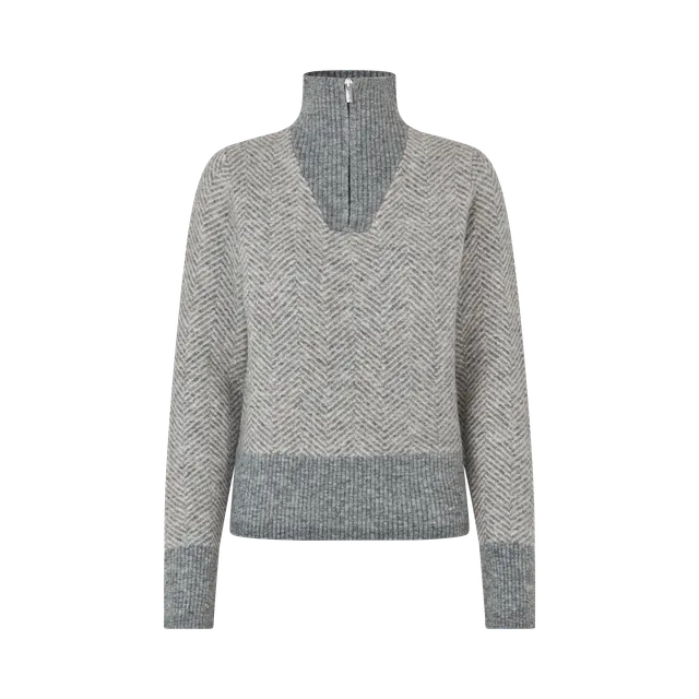 kingsland-equestrian-klaudrey-damen-strickpullover-half-zip image 1