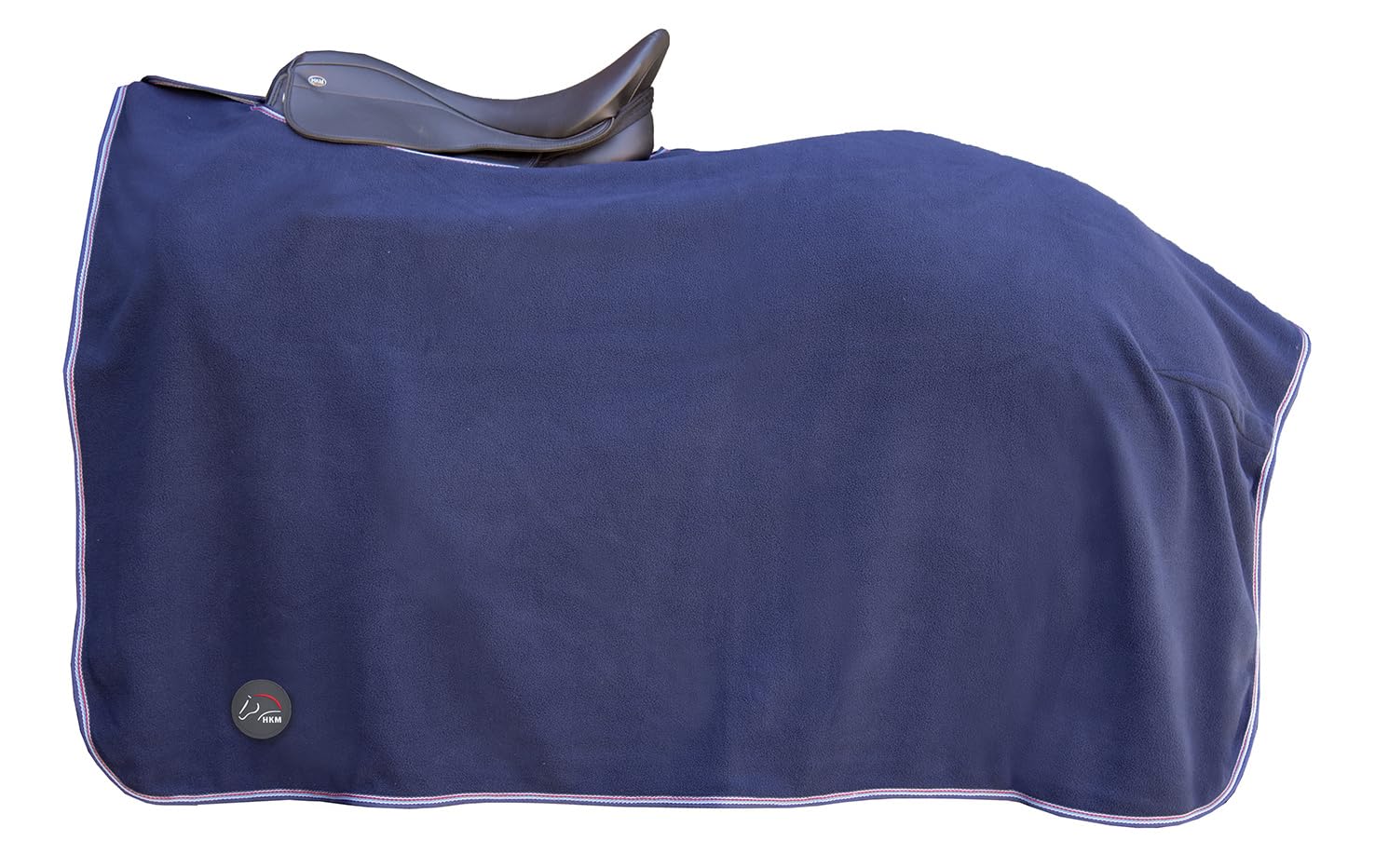 hkm-abschwitzdecke-7921-pferdedecke-blau-135-cm image 2