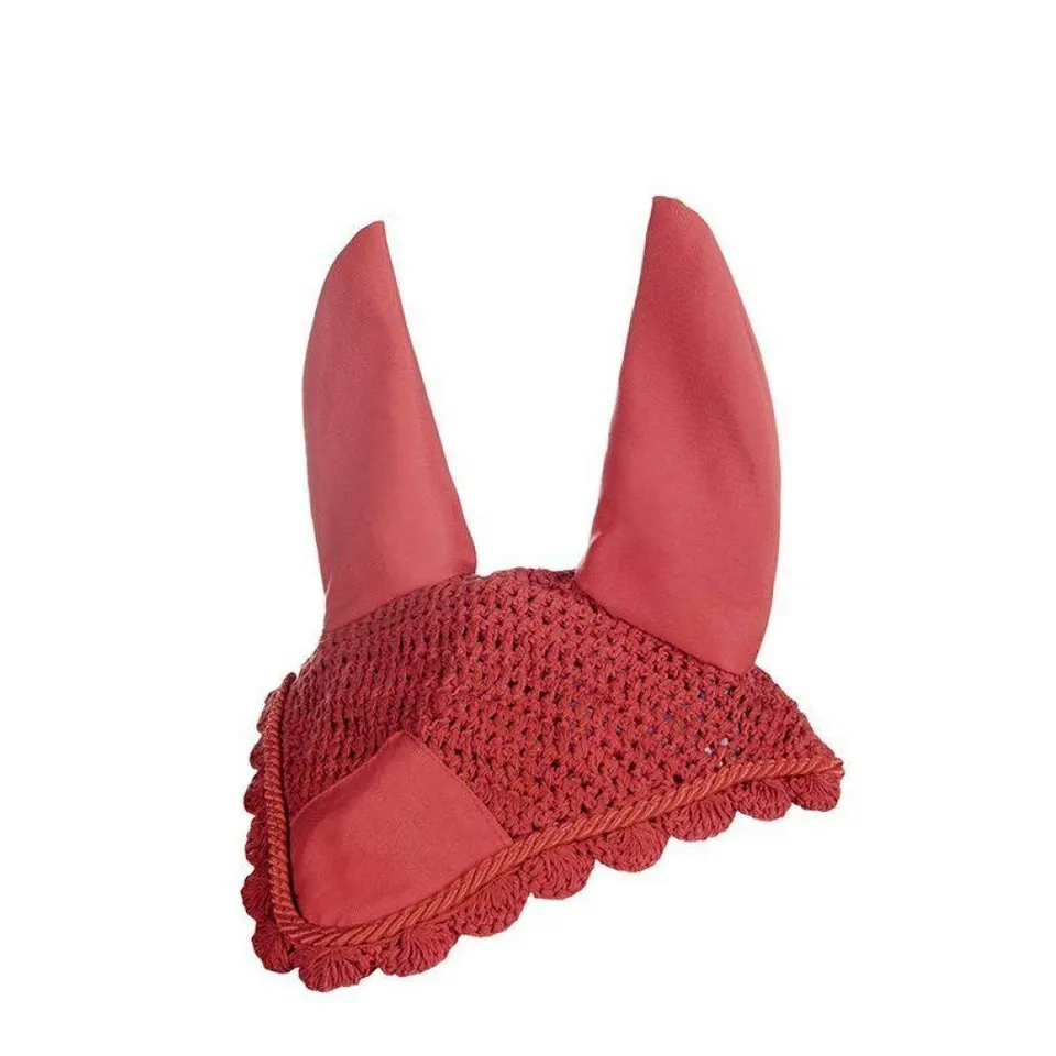 hkm-fliegenhaube-dunkelrot-l image 1