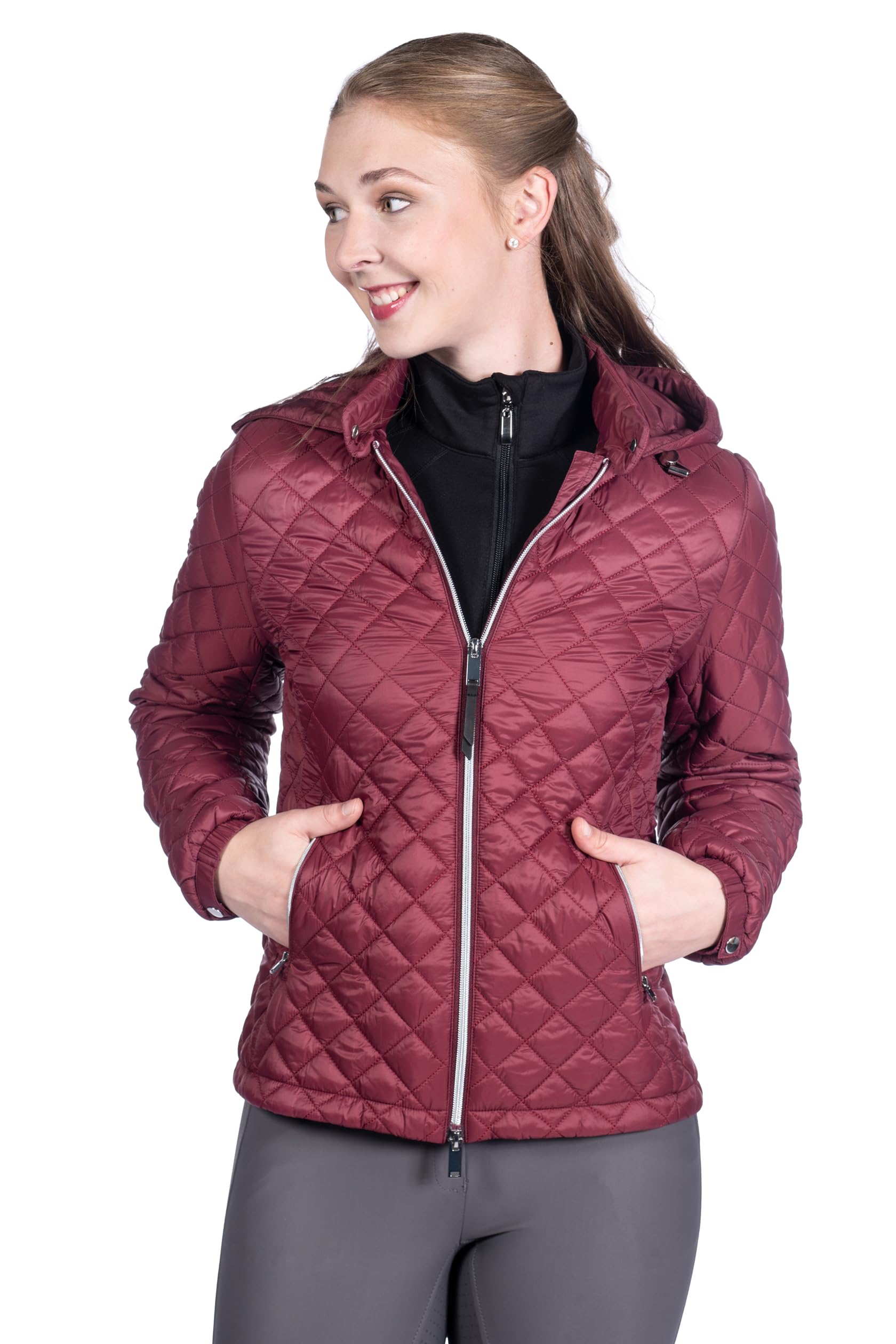hkm-stella-steppjacke-unisex-mit-kapuze image 3
