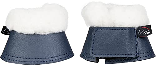 hkm-comfort-gamaschen-hufglocken-6900-dunkelblau-shetty image 2